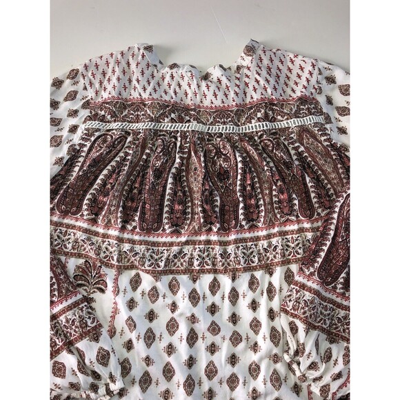 lucky brand Women’s Blouse Tassels Colorful Size Large - Picture 16 of 16